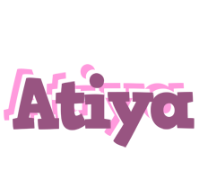 Atiya relaxing logo