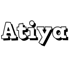 Atiya snowing logo