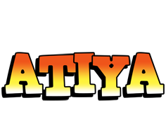 Atiya sunset logo