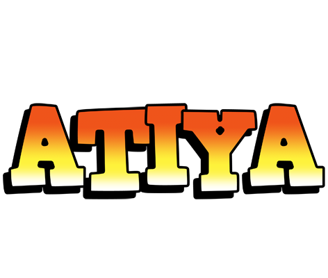 Atiya sunset logo