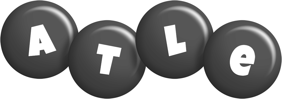 Atle candy-black logo