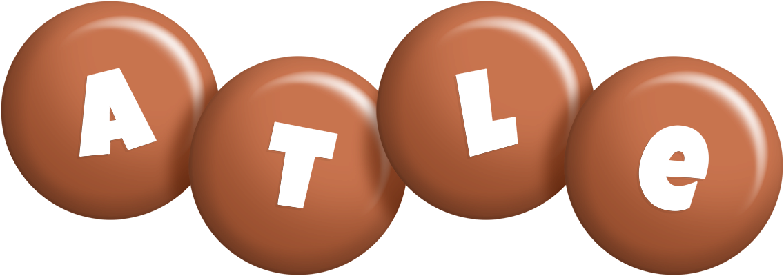 Atle candy-brown logo