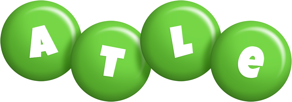 Atle candy-green logo