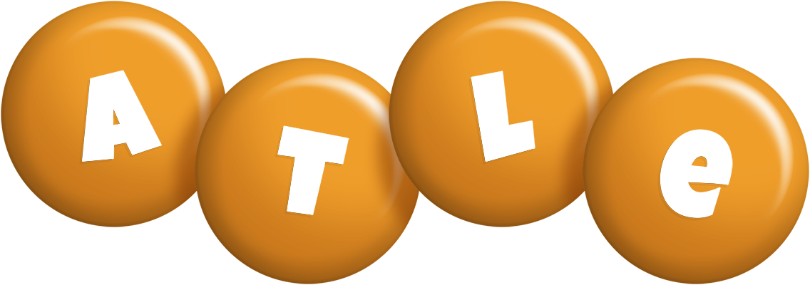 Atle candy-orange logo