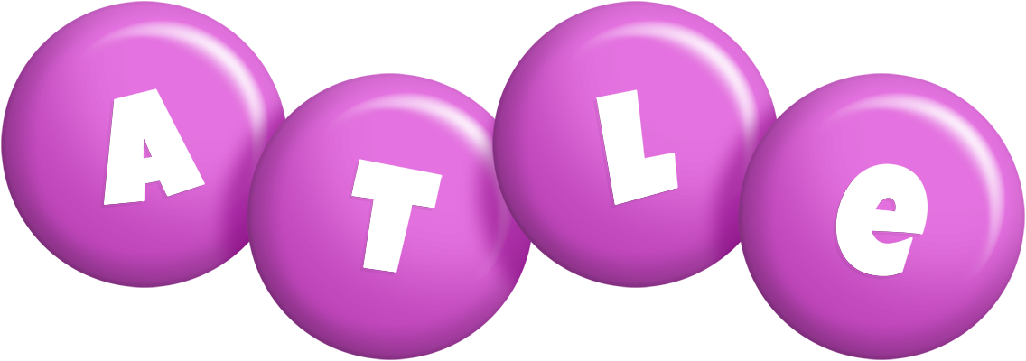 Atle candy-purple logo