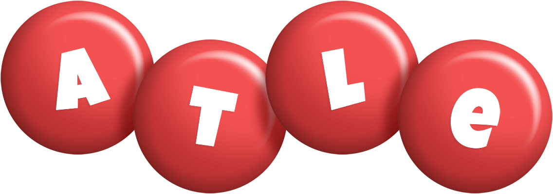 Atle candy-red logo