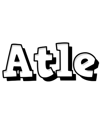 Atle snowing logo
