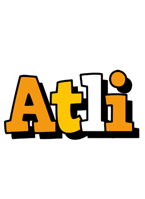 Atli cartoon logo