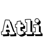 Atli snowing logo