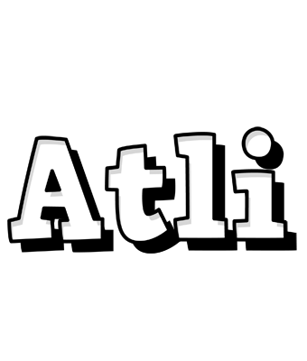 Atli snowing logo
