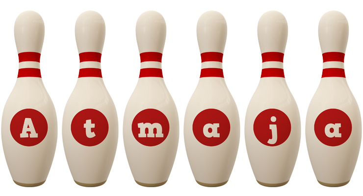 Atmaja bowling-pin logo