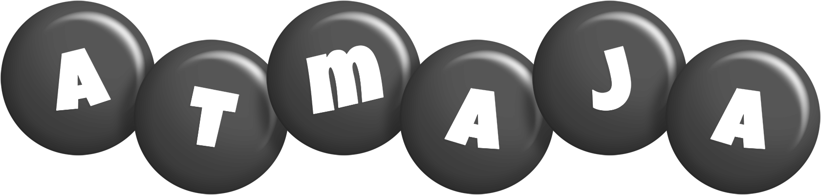 Atmaja candy-black logo