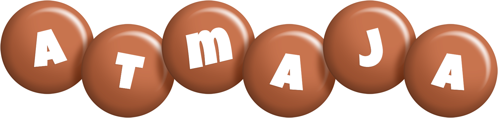 Atmaja candy-brown logo