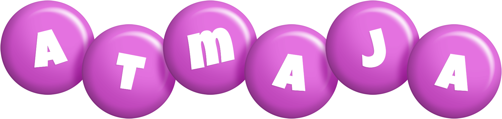 Atmaja candy-purple logo