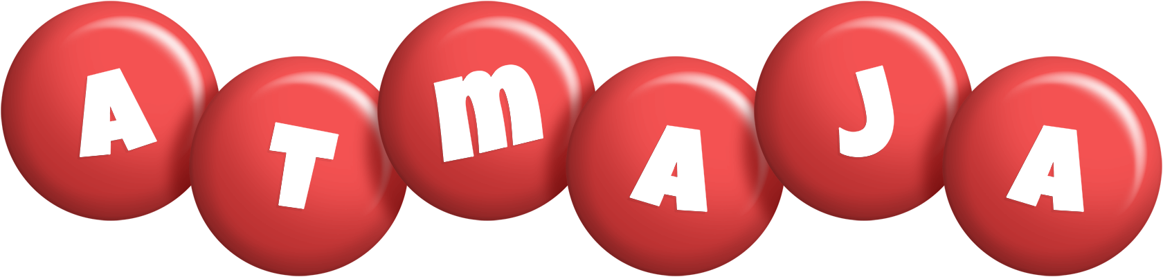 Atmaja candy-red logo