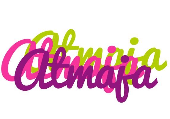 Atmaja flowers logo