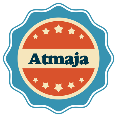 Atmaja labels logo