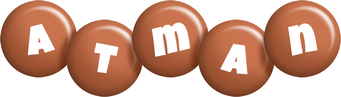 Atman candy-brown logo