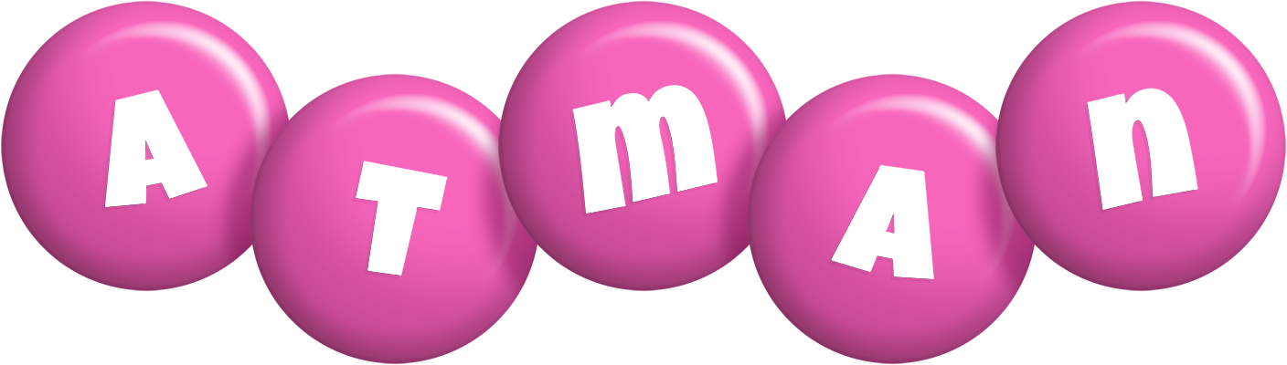 Atman candy-pink logo