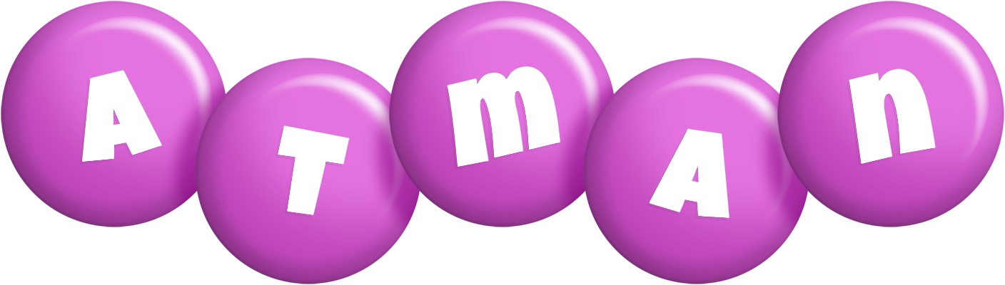 Atman candy-purple logo