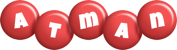 Atman candy-red logo