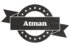 Atman grunge logo