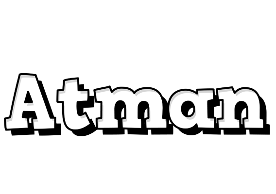 Atman snowing logo