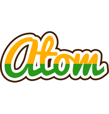 Atom banana logo