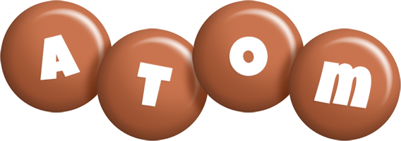 Atom candy-brown logo