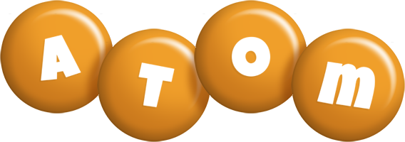 Atom candy-orange logo