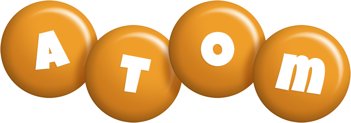 Atom candy-orange logo