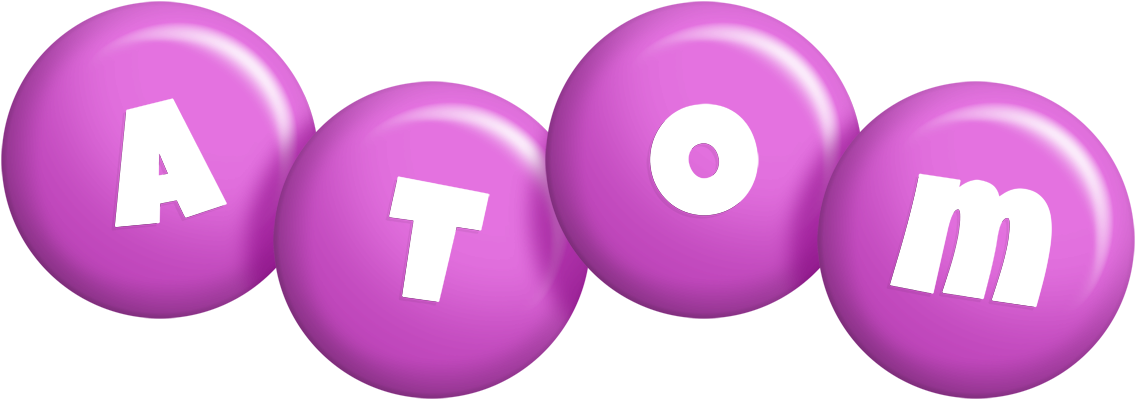 Atom candy-purple logo