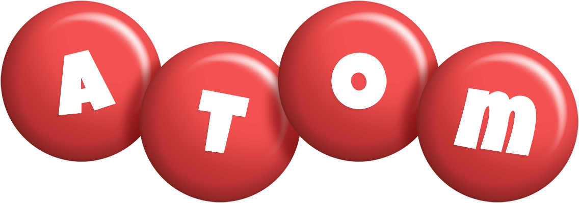 Atom candy-red logo