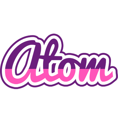 Atom cheerful logo