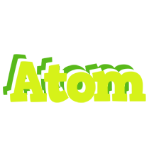Atom citrus logo