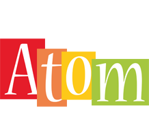 Atom colors logo