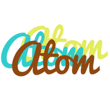 Atom cupcake logo