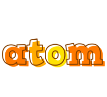 Atom desert logo