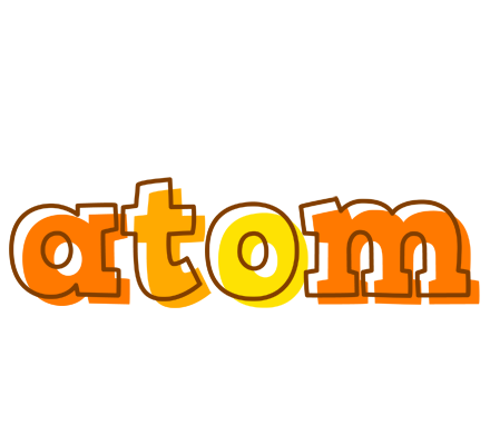 Atom desert logo