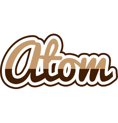 Atom exclusive logo
