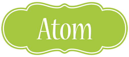 Atom family logo