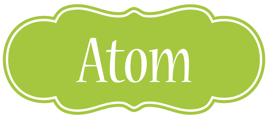 Atom family logo