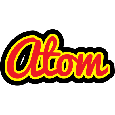 Atom fireman logo