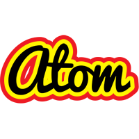 Atom flaming logo