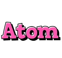 Atom girlish logo