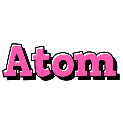 Atom girlish logo
