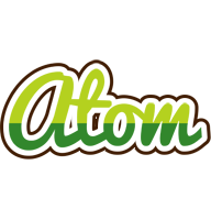 Atom golfing logo