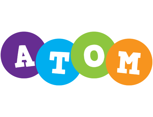 Atom happy logo