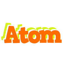 Atom healthy logo