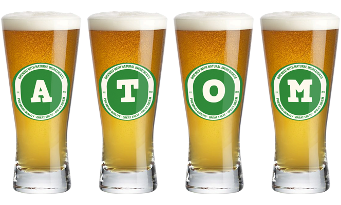 Atom lager logo